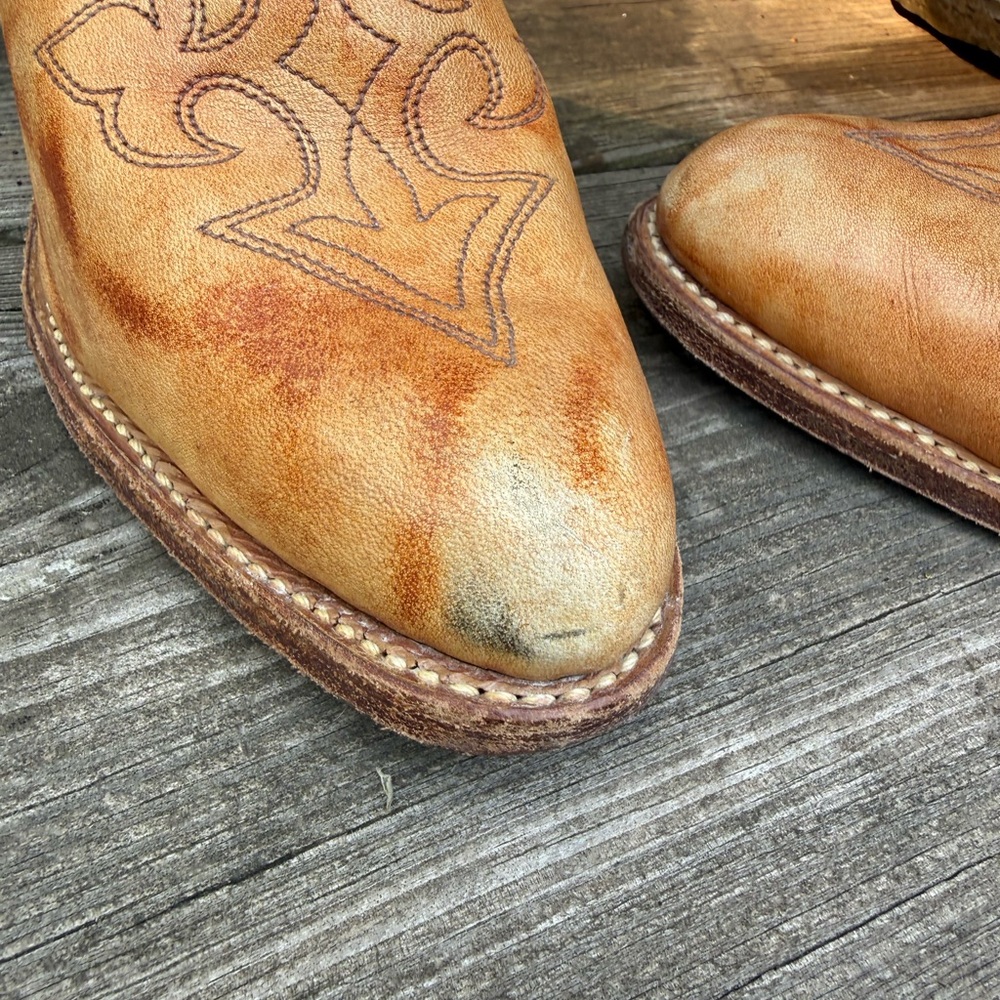 Vintage Leather Boots - Picture 7 of 8
